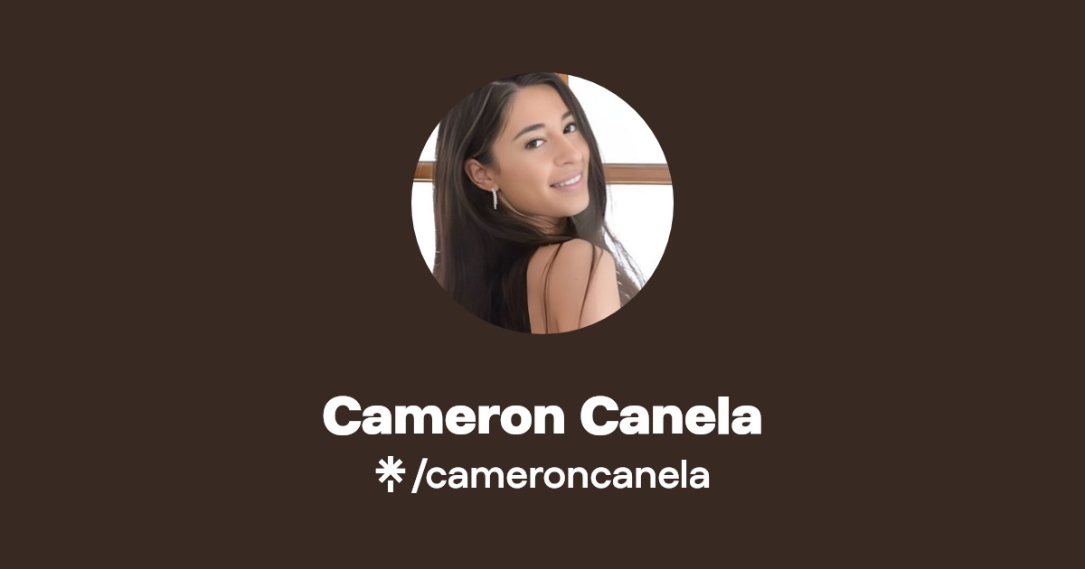 Cameron Canela | Linktree