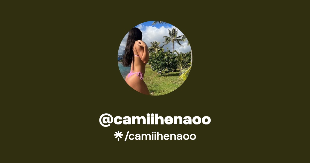 camiihenaoo | Instagram, TikTok | Linktree
