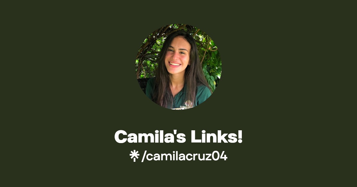 Camila's Links! | Facebook | Linktree