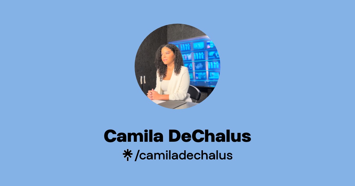 Camila DeChalus Twitter, Instagram, TikTok Linktree