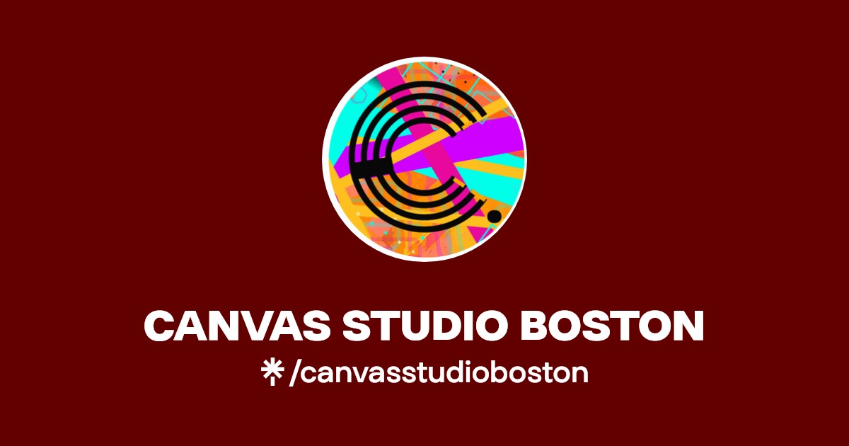 CANVAS STUDIO BOSTON Instagram, Facebook, TikTok Linktree