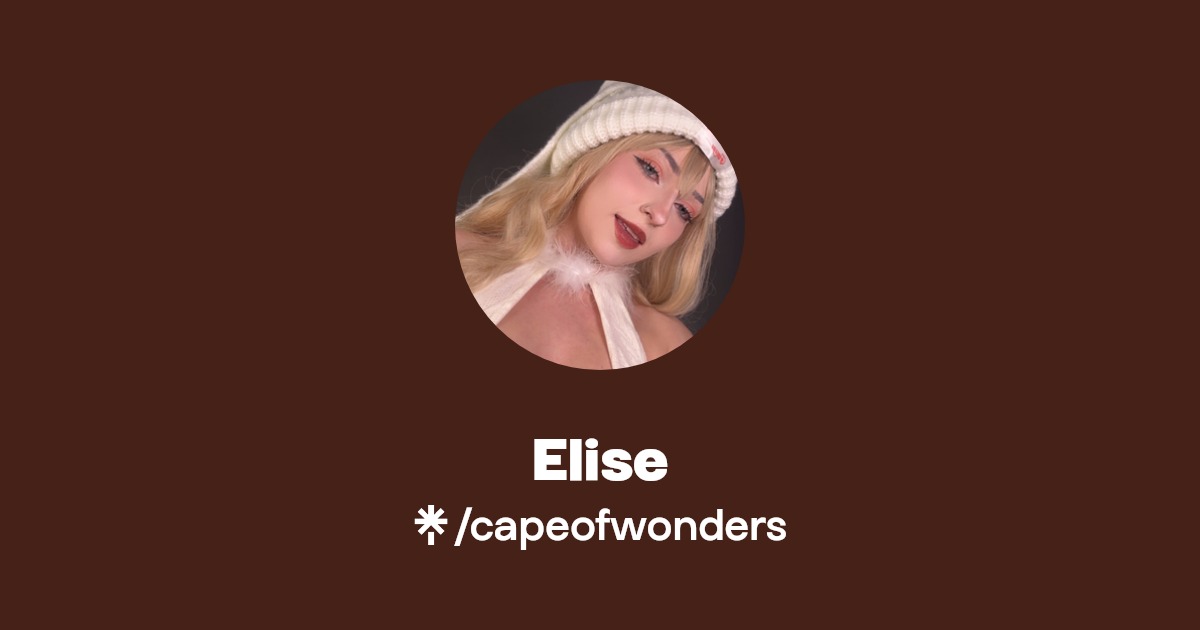 capeofwonders - Find @capeofwonders Onlyfans - Linktree