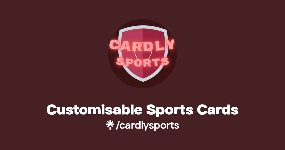 Customisable Sports Cards Instagram Linktree