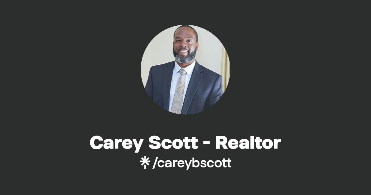 Carey Scott Realtor Instagram, Facebook Linktree