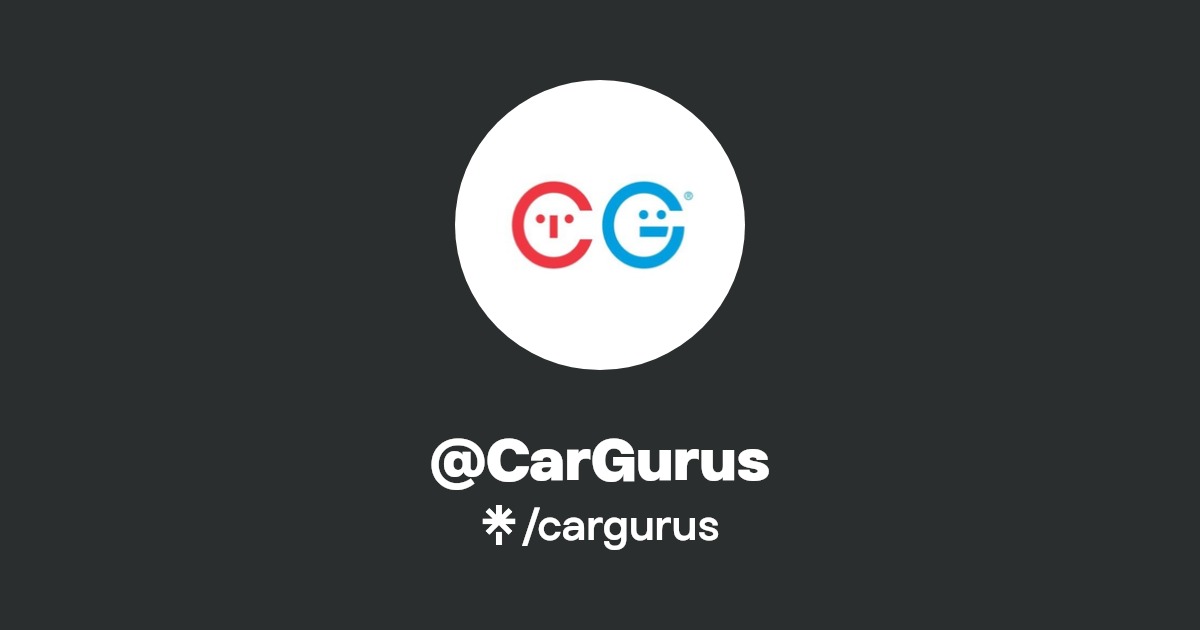 CarGurus Instagram, Facebook, TikTok Linktree