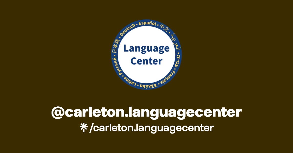 carleton.languagecenter Linktree