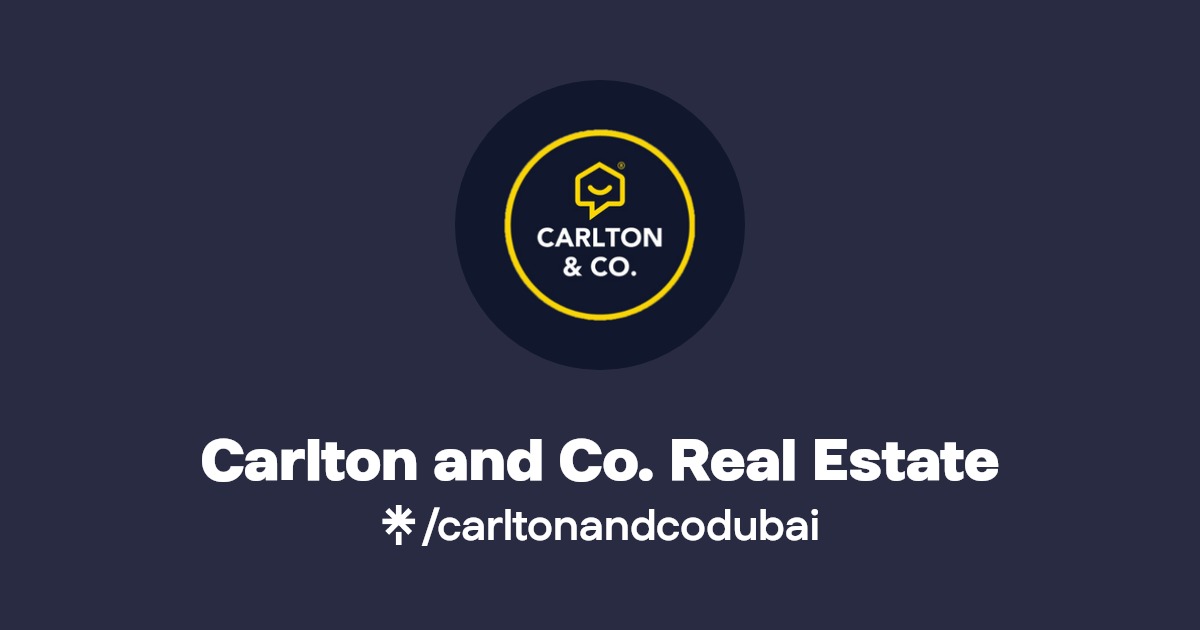 Carlton and Co. Real Estate Instagram, Facebook Linktree