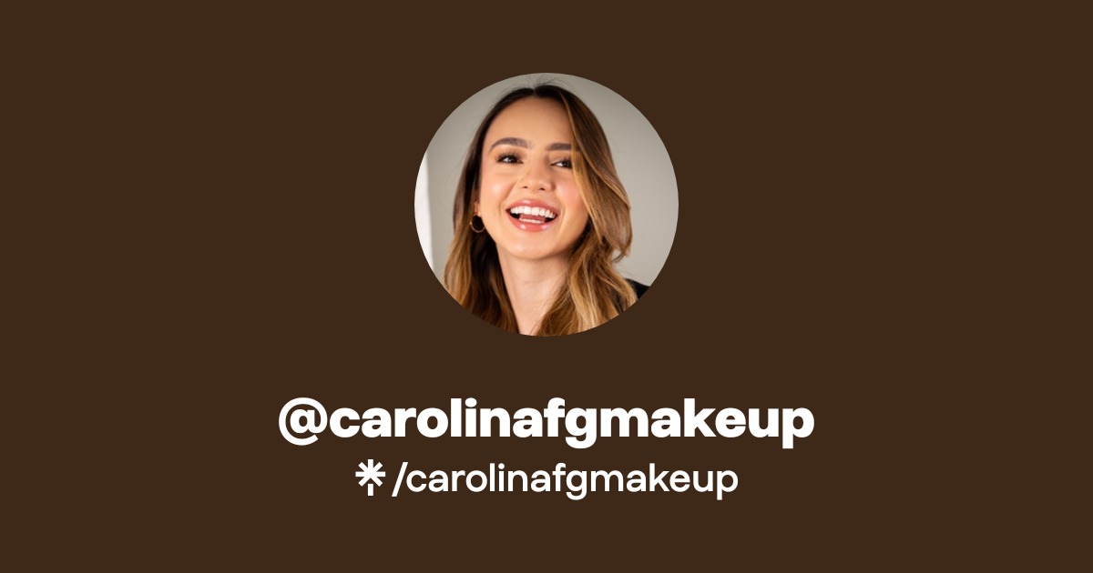 carolinafgmakeup | Instagram, Facebook, TikTok | Linktree