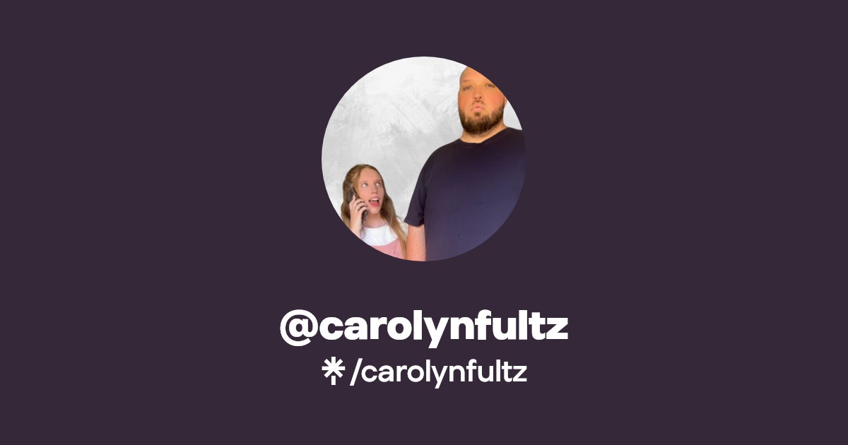 carolynfultz | Instagram, Facebook, TikTok | Linktree