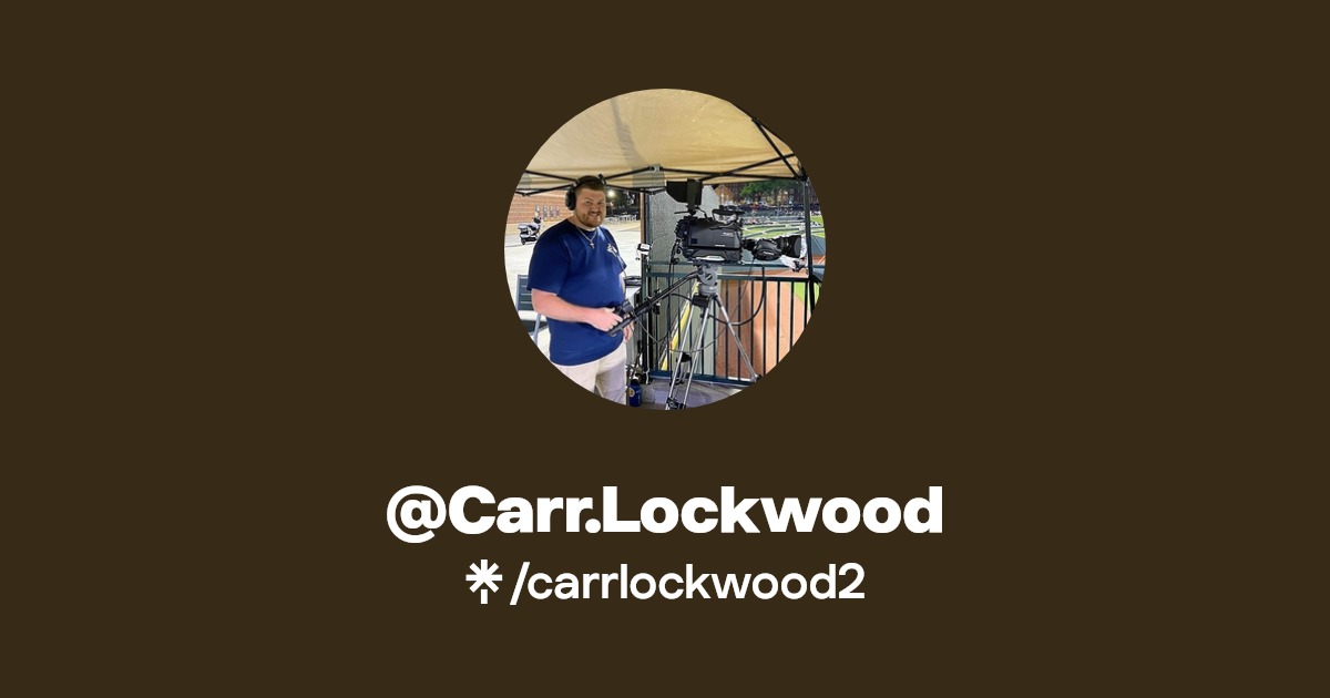 Carr.Lockwood Twitter, Instagram Linktree