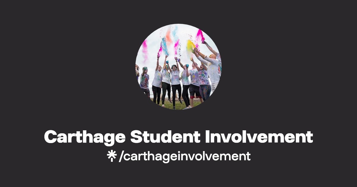 Carthage Student Involvement Linktree