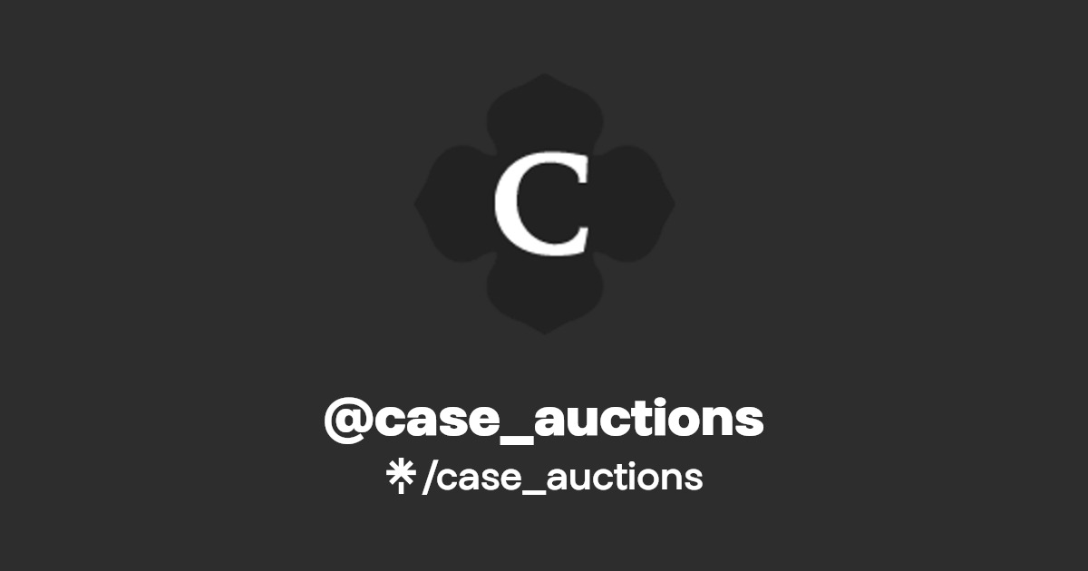 case_auctions Linktree