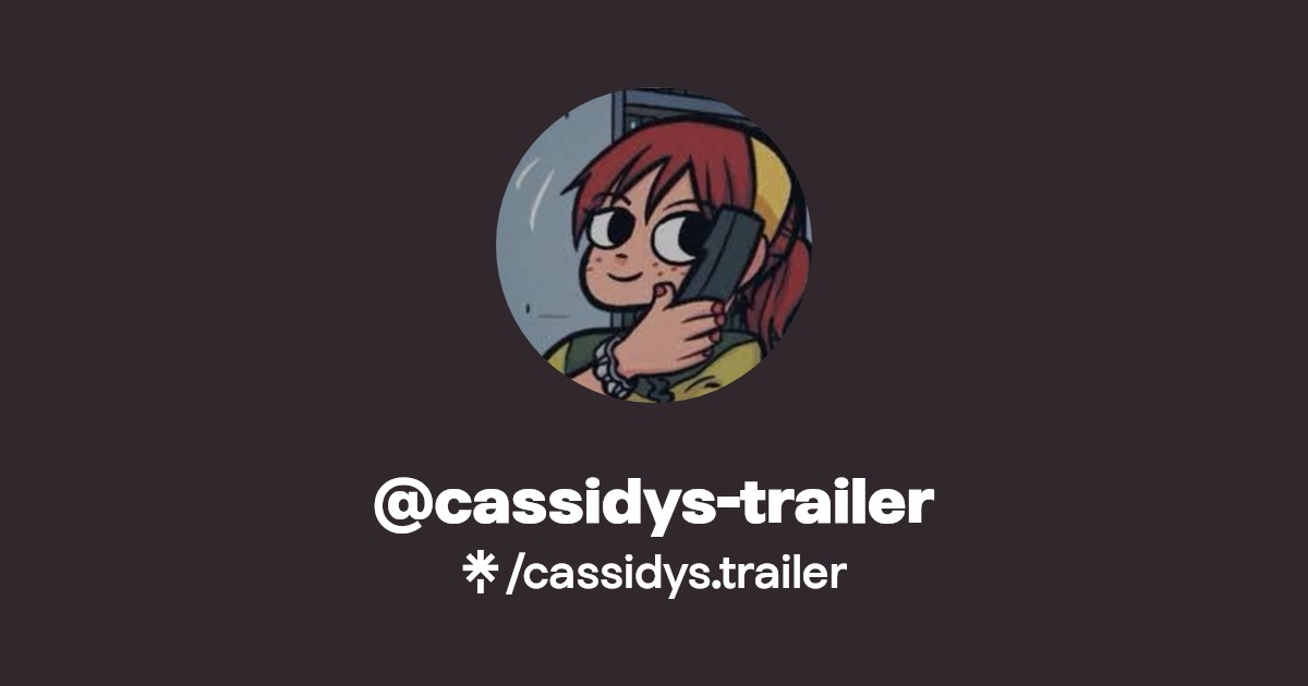 cassidystrailer Instagram, TikTok Linktree