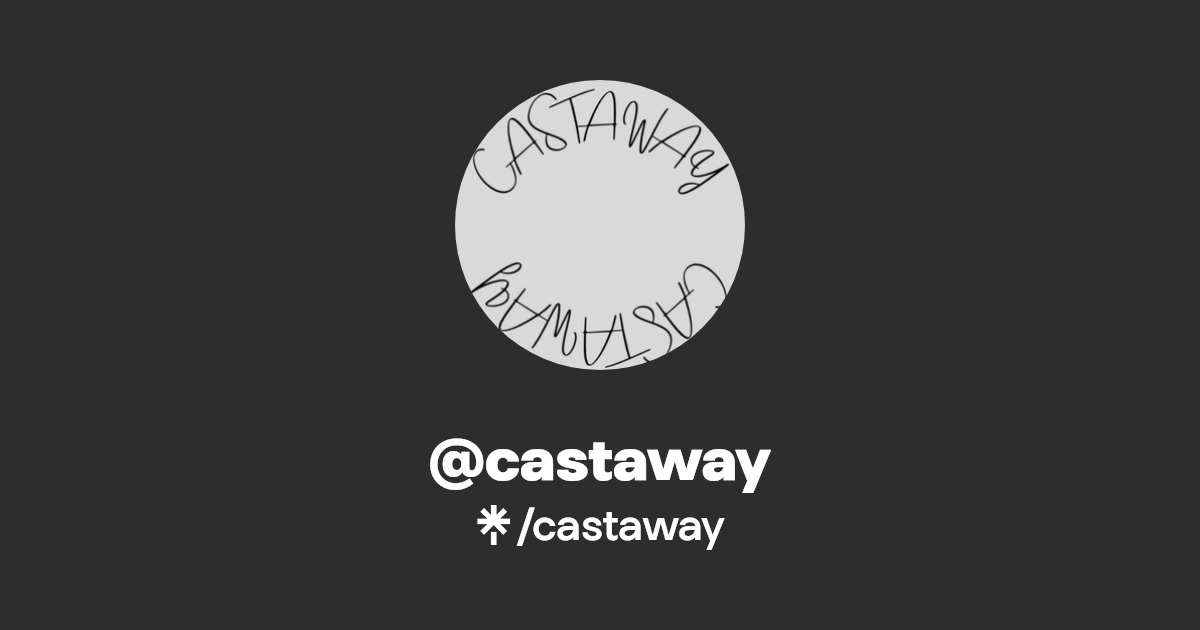 castaway - Listen on Spotify - Linktree