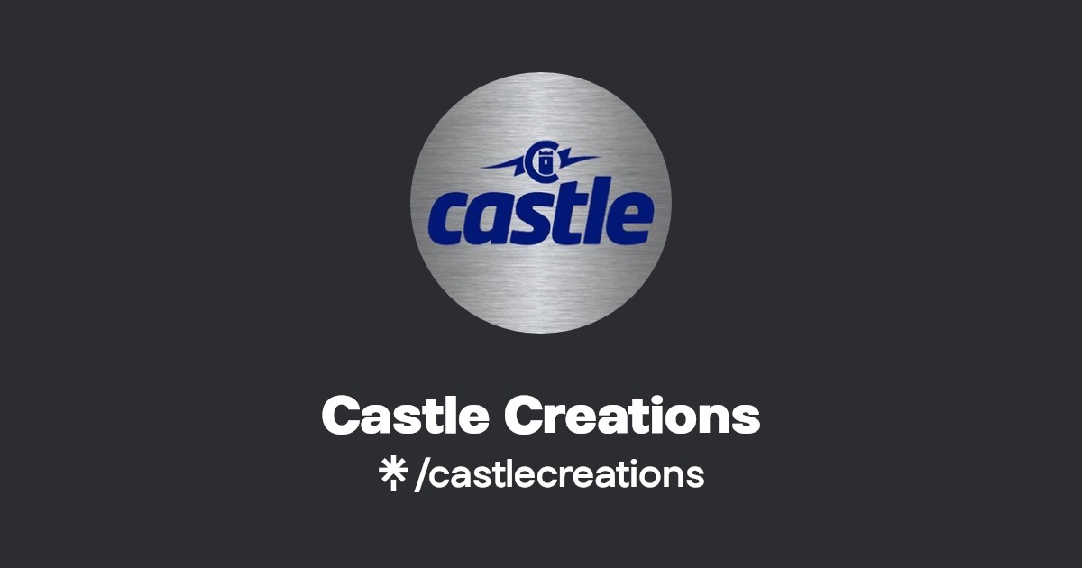 Castle Creations Instagram, Facebook, TikTok Linktree
