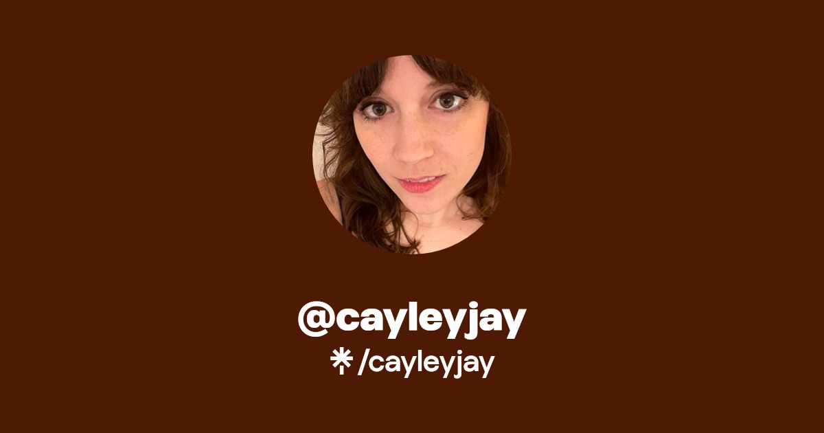 cayleyjay's link in bio Instagram and socials Linktree