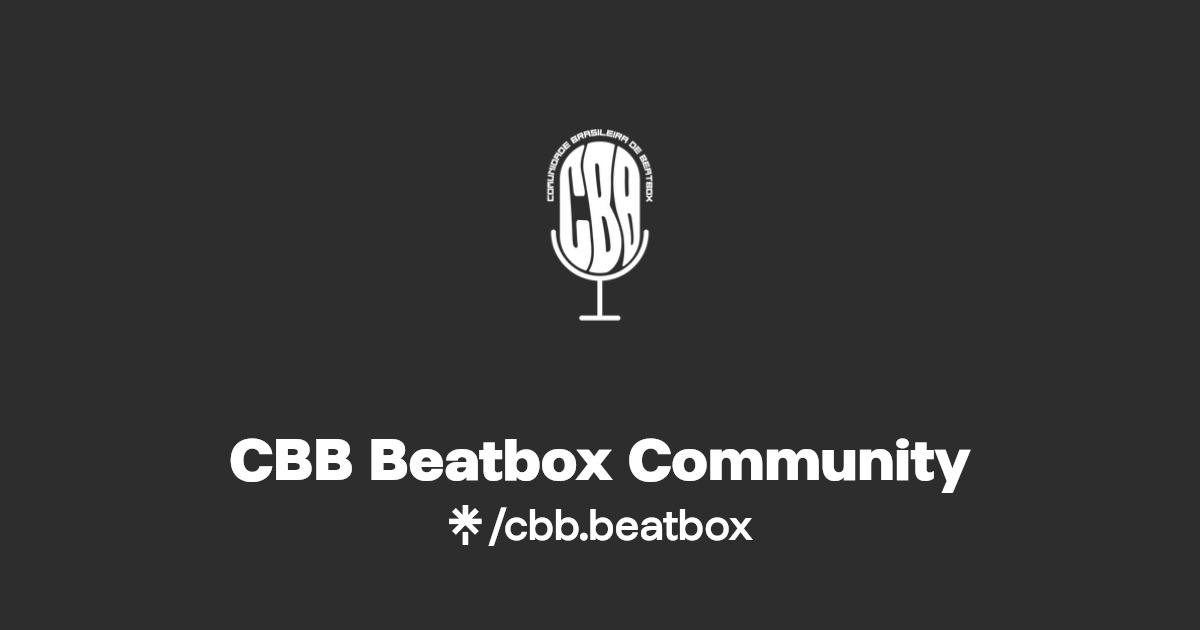 CBB Beatbox Community Instagram Linktree