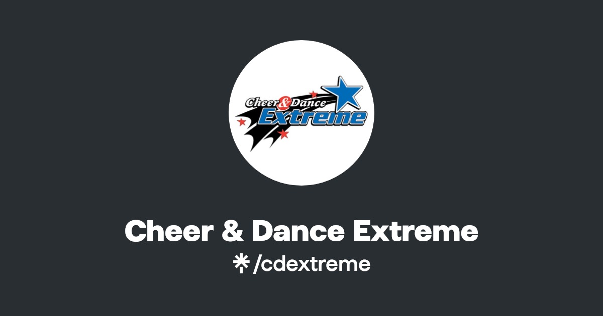 Cheer & Dance Extreme Facebook, TikTok Linktree
