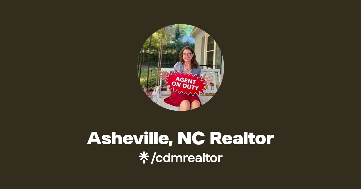 Asheville, NC Realtor Instagram, Facebook, TikTok Linktree