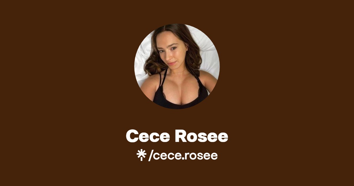 Cece Rosee - Find Cece Rosee Onlyfans - Linktree
