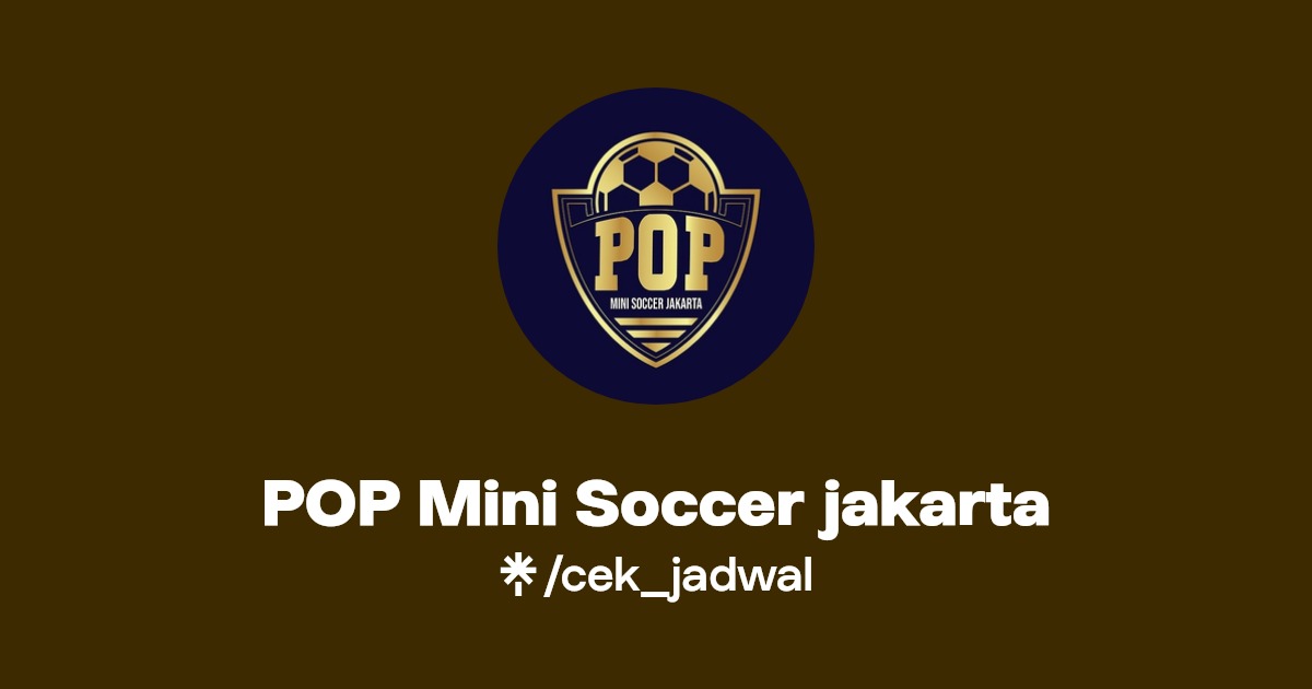 POP Mini Soccer jakarta Linktree