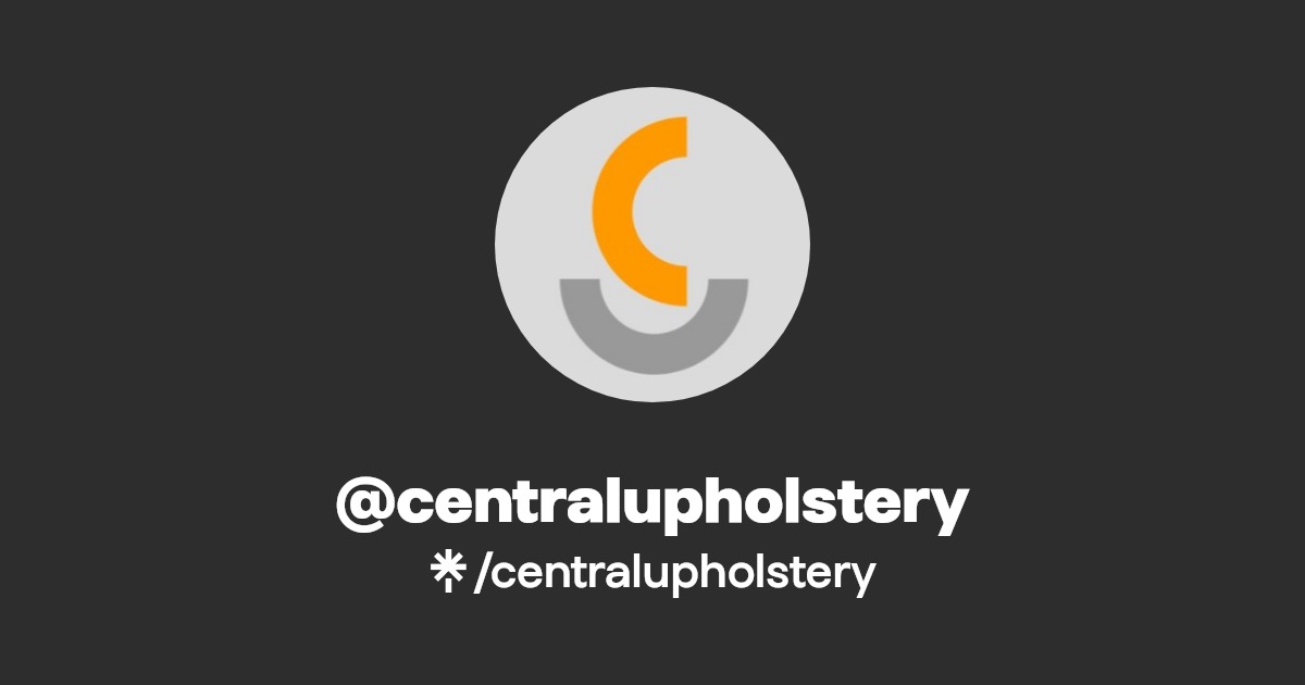 centralupholstery Instagram, Facebook Linktree