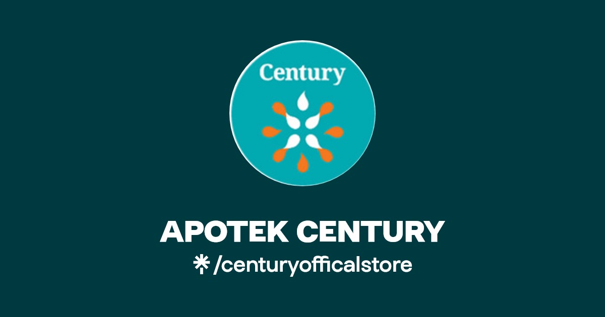 APOTEK CENTURY Twitter, Instagram, Facebook, TikTok Linktree
