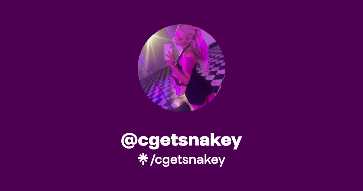 cgetsnakey - Find @cgetsnakey Onlyfans - Linktree
