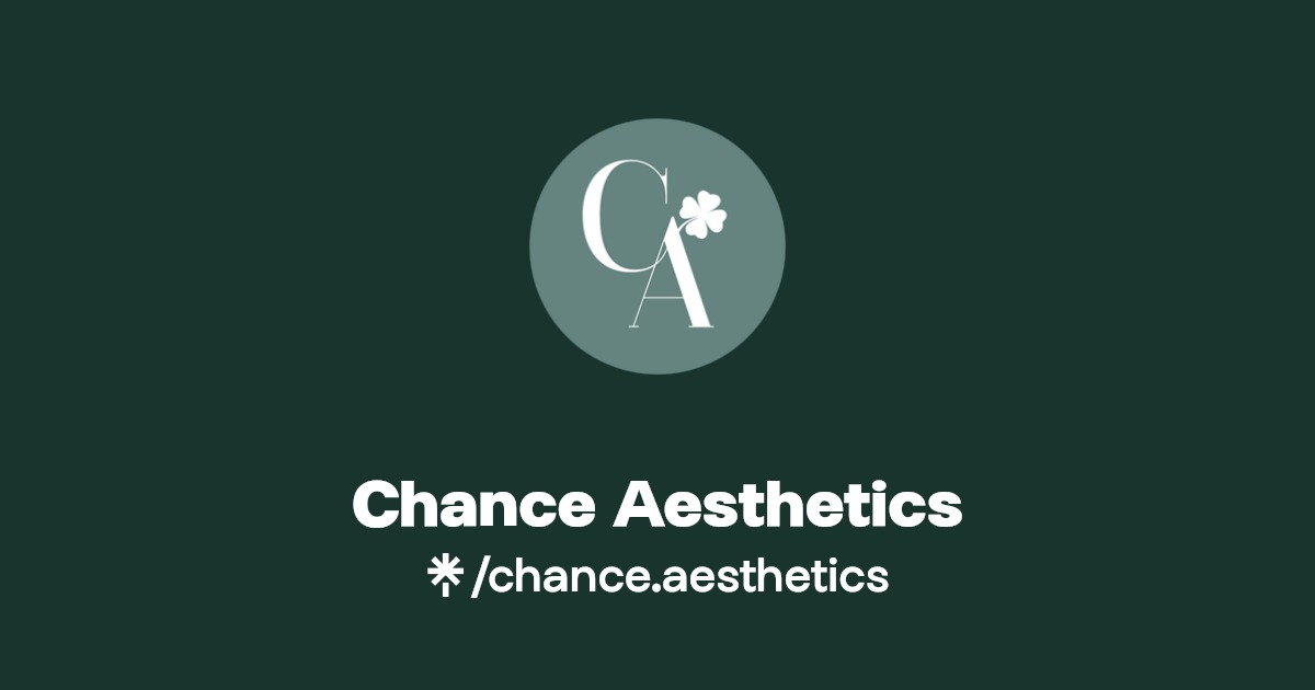 Chance Aesthetics Instagram Linktree