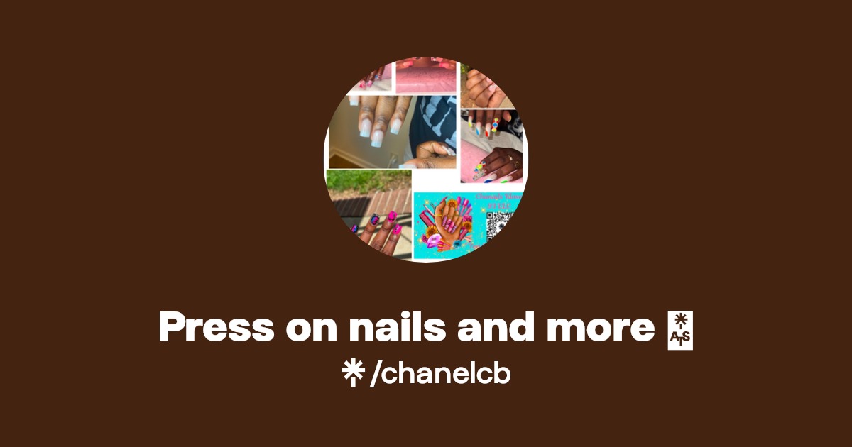 Press on nails and more 💗 Instagram, Facebook, TikTok Linktree