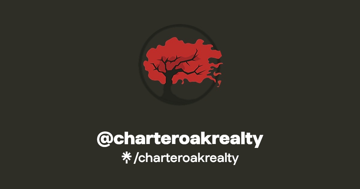 charteroakrealty Instagram, Facebook, TikTok Linktree