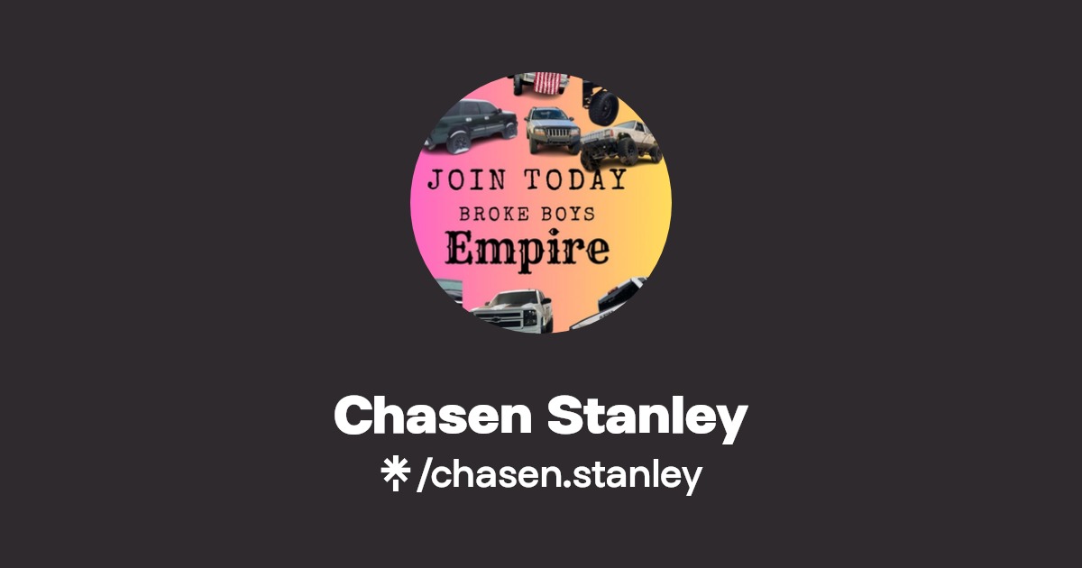 Chasen Stanley | TikTok | Linktree