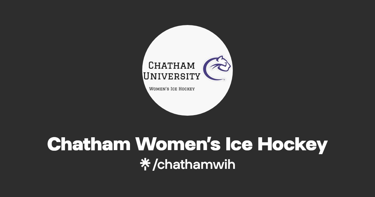 Chatham Women’s Ice Hockey Twitter, Instagram, TikTok Linktree