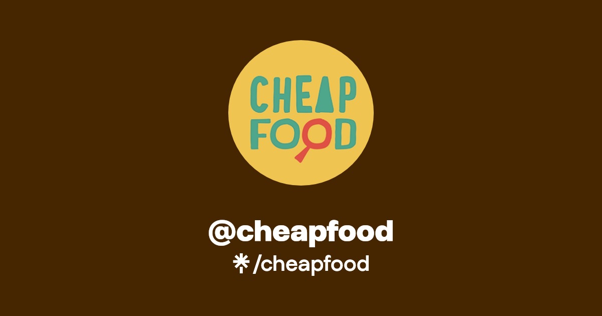 Cheap Food Linktree