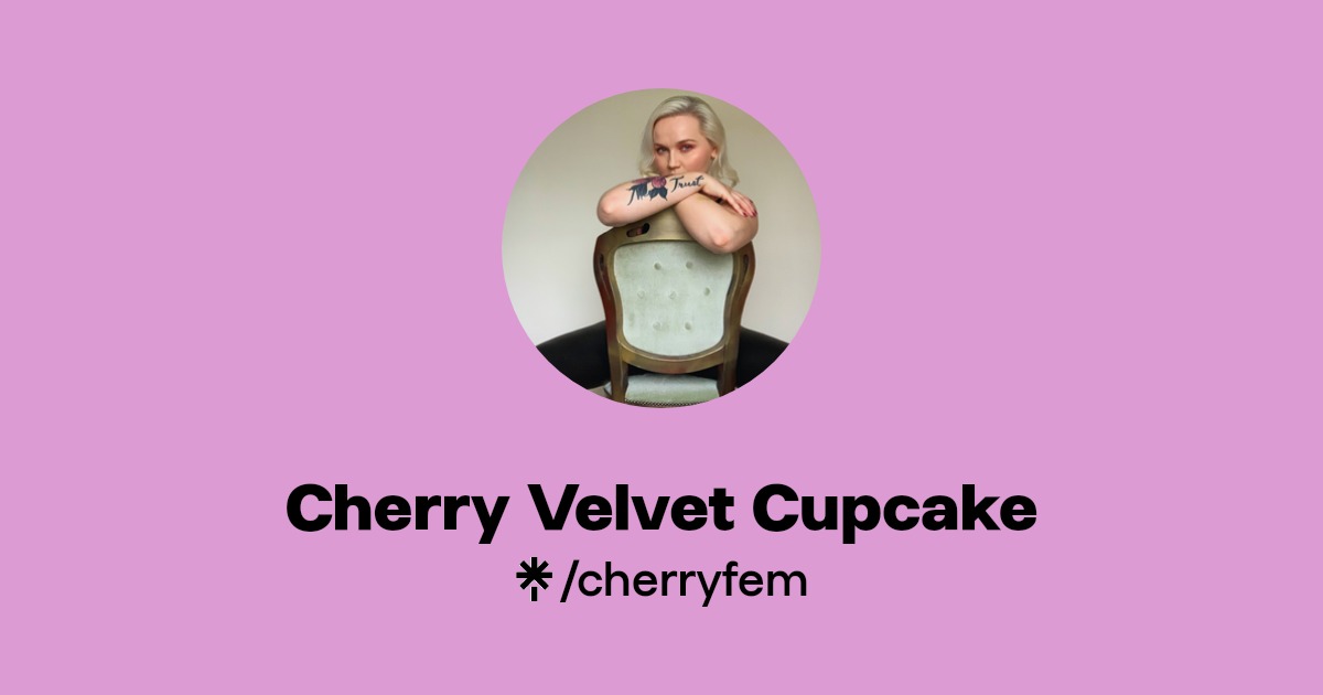 Cherry Velvet Cupcake - Find Cherry Velvet Cupcake Onlyfans - Linktree
