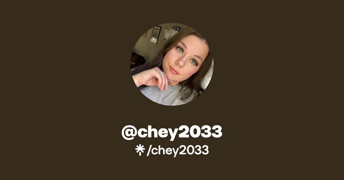 chey2033 - Find @chey2033 Onlyfans - Linktree