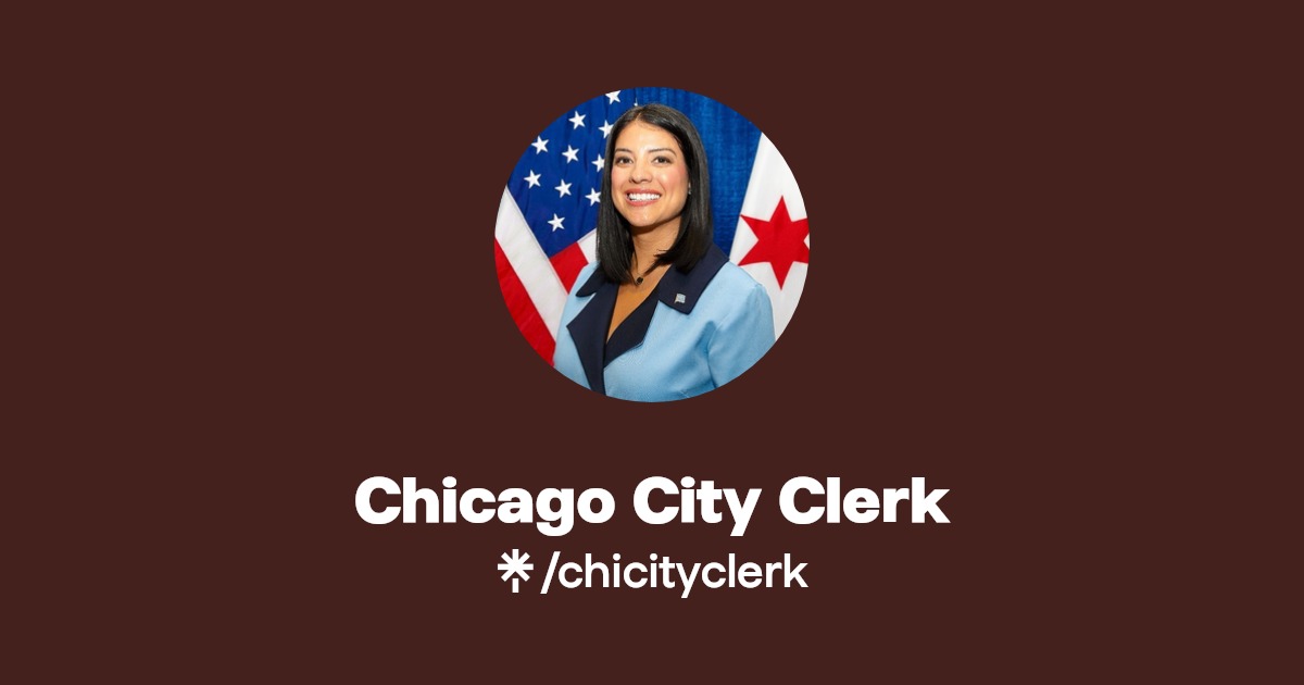 Chicago City Clerk Instagram, Facebook Linktree