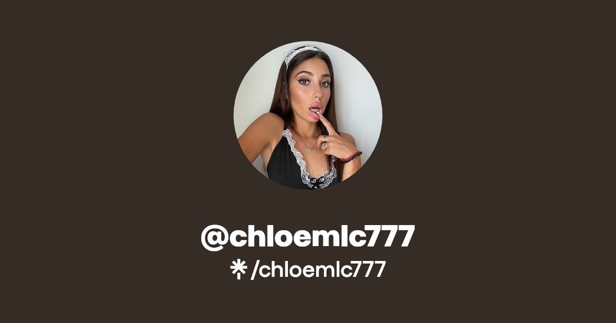 chloemlc777 Instagram, TikTok Linktree