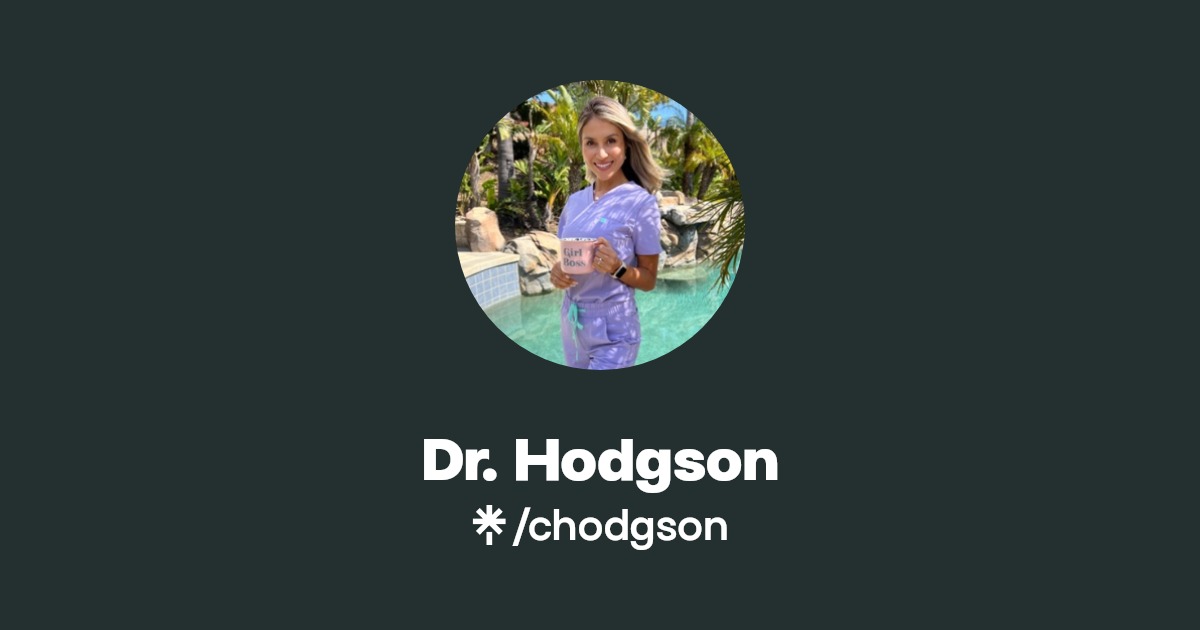 Dr. Hodgson TikTok Linktree