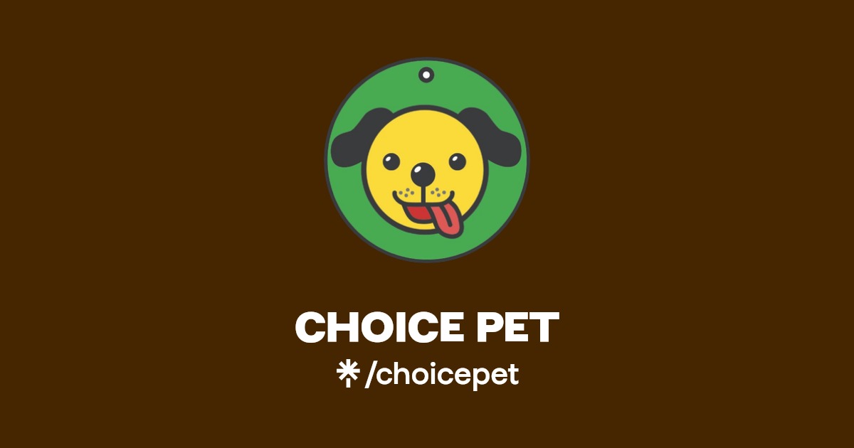 CHOICE PET Instagram, Facebook, TikTok Linktree