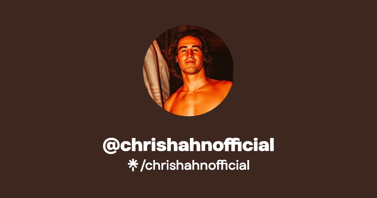 chrishahnofficial - Find @chrishahnofficial Onlyfans - Linktree