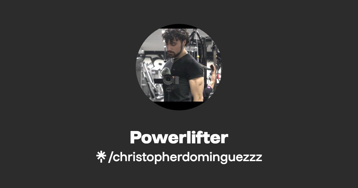 Powerlifter TikTok Linktree
