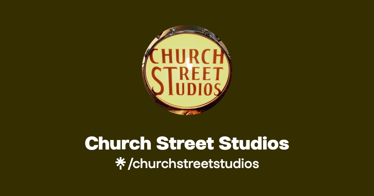 Church Street Studios Instagram, Facebook Linktree