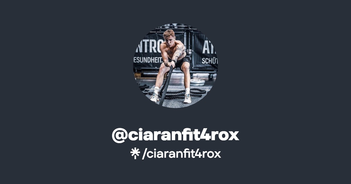 ciaranfit4rox Linktree