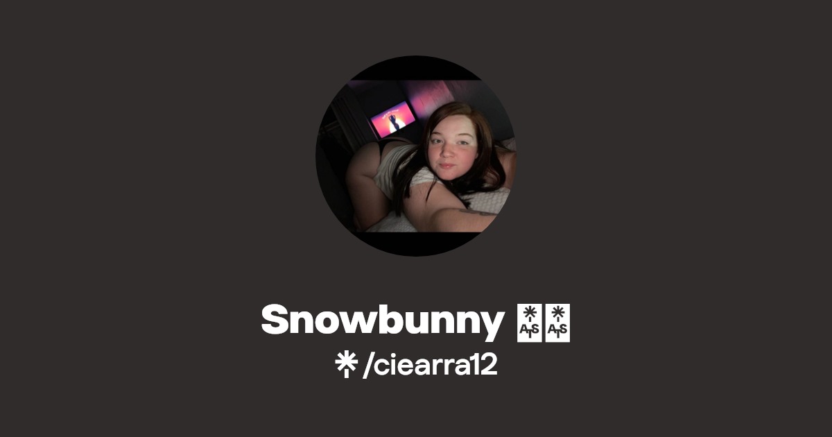 Snowbunny 🐰🤍 - Find Snowbunny 🐰🤍 Onlyfans - Linktree