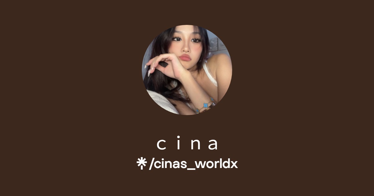 cina - Find cina Onlyfans - Linktree