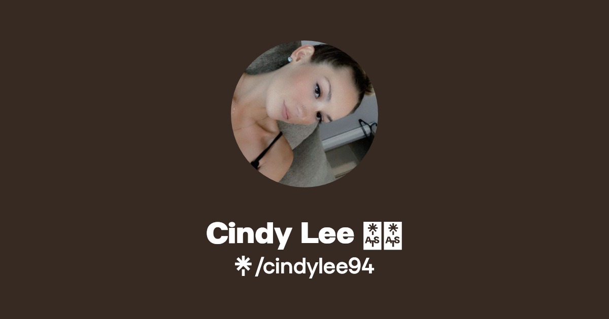 Cindy Lee 🍭🍭 - Find Cindy Lee 🍭🍭 Onlyfans - Linktree
