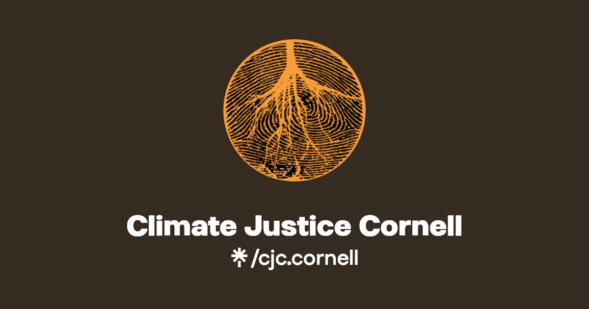 Climate Justice Cornell Instagram Linktree