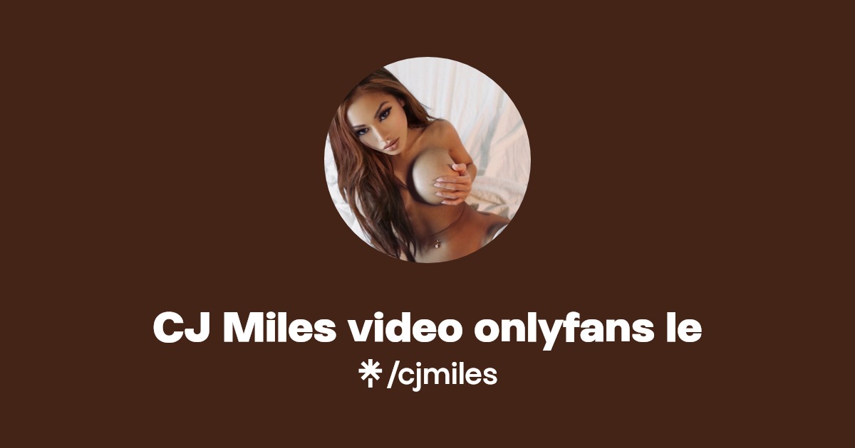 CJ Miles video onlyfans le | Linktree