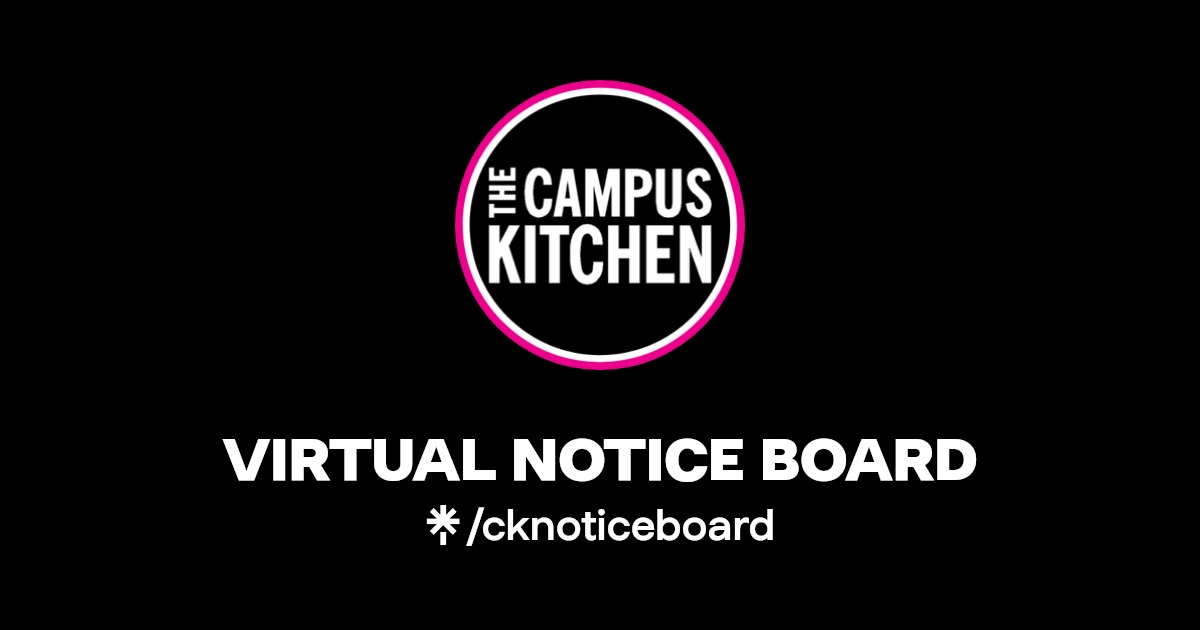 VIRTUAL NOTICE BOARD Instagram Linktree